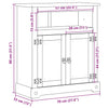 Badezimmerschrank Corona Schottenfeld 70x33x80cm (Kiefer)
