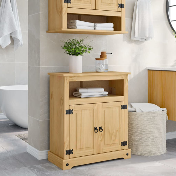 Badezimmerschrank Corona Schottenfeld 70x33x80cm (Kiefer)