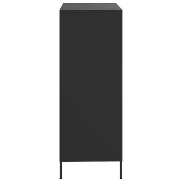 Musta kaappi Costamara 68x39x101,5cm (teräs)
