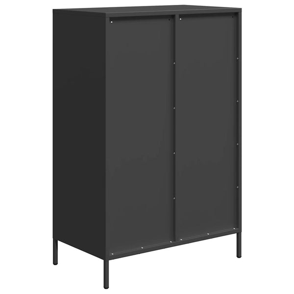 Musta kaappi Costamara 68x39x101,5cm (teräs)
