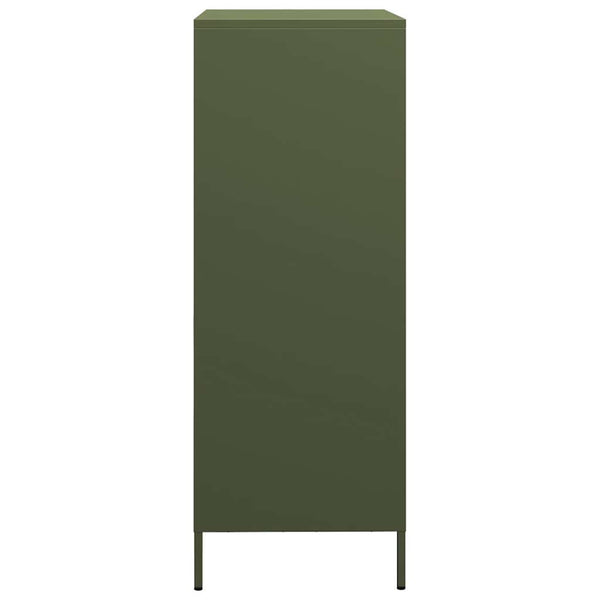 Oliivinvihreä kaappi Costamara 68x39x101,5cm (teräs)