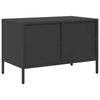 Schwarzer TV-Schrank Rosia 68x39x43,5cm (kaltgewalzter Stahl)