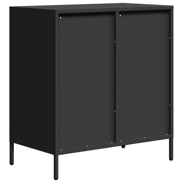 Musta senkki Lcian 68x39x73,5cm (kylmävalssattu teräs)