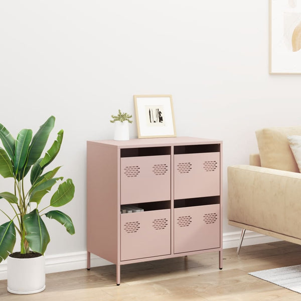 Rosa Anrichte Lcian 68x39x73,5cm (kaltgewalzter Stahl)