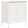 Weißes Sideboard Lcian 68x39x73,5cm (kaltgewalzter Stahl)