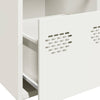 Weißes Sideboard Lcian 68x39x73,5cm (kaltgewalzter Stahl)