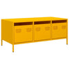 Senfgelber Couchtisch Nucusoara 101,5x50x43,5cm