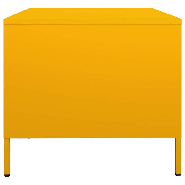 Senfgelber Couchtisch Nucusoara 101,5x50x43,5cm