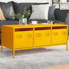 Senfgelber Couchtisch Nucusoara 101,5x50x43,5cm