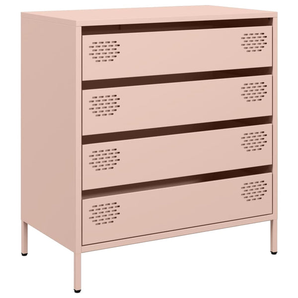 Pink Sideboard Neaga 68x39x73,5cm (kaltgewalzter Stahl)