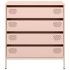 Pink Sideboard Neaga 68x39x73,5cm (kaltgewalzter Stahl)