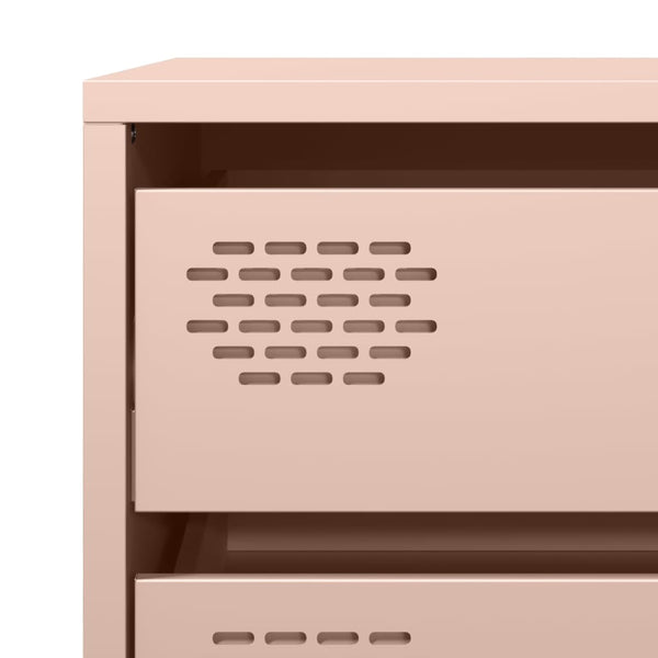 Pink Sideboard Neaga 68x39x73,5cm (kaltgewalzter Stahl)