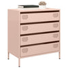 Pink Sideboard Neaga 68x39x73,5cm (kaltgewalzter Stahl)