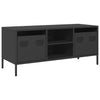 TV-Schrank Joe, schwarz, 101,5x39x43,5cm (kaltgewalzter Stahl)