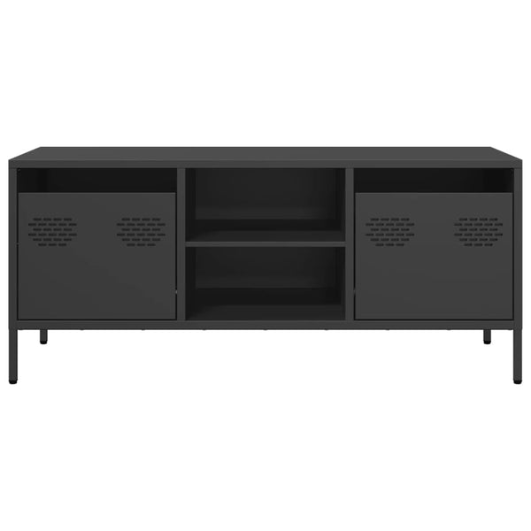 TV-Schrank Joe, schwarz, 101,5x39x43,5cm (kaltgewalzter Stahl)