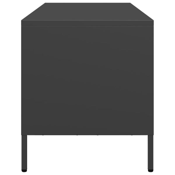 TV-Schrank Joe, schwarz, 101,5x39x43,5cm (kaltgewalzter Stahl)