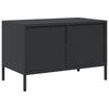 Schwarzes TV-Möbel Shira 68x39x43,5cm (kaltgewalzter Stahl)