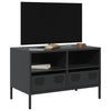 Schwarzes TV-Möbel Shira 68x39x43,5cm (kaltgewalzter Stahl)