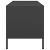 Musta tv-taso Shira 101,5x39x43,5cm (kylmävalssattu teräs)