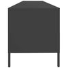 Musta tv-taso Dee 202x39x43,5cm (kylmävalssattu teräs)