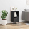 Schwarze Kommode Madalyn 35x39x73,5cm (kaltgewalzter Stahl)