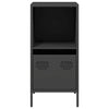 Schwarze Kommode Madalyn 35x39x73,5cm (kaltgewalzter Stahl)