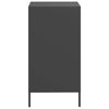 Schwarze Kommode Madalyn 35x39x73,5cm (kaltgewalzter Stahl)