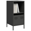 Schwarze Kommode Madalyn 35x39x73,5cm (kaltgewalzter Stahl)