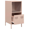 Pinke Anrichte Madalyn 35x39x73,5cm (kaltgewalzter Stahl)