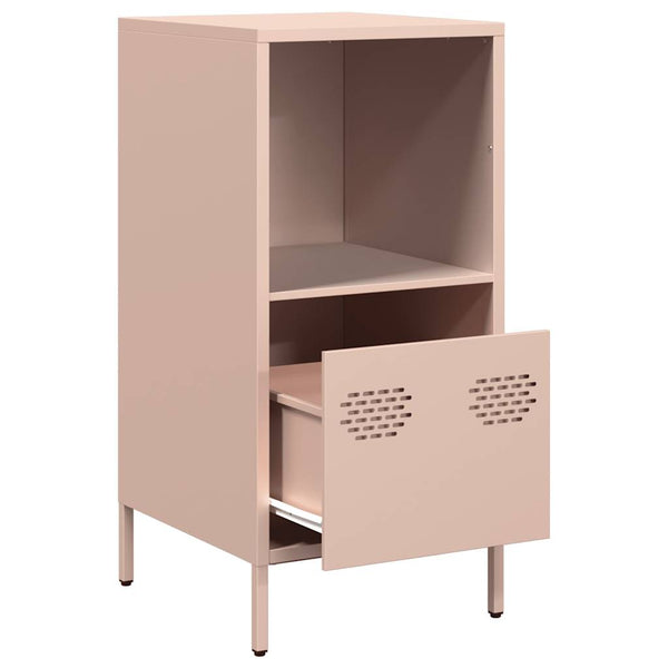 Pinke Anrichte Madalyn 35x39x73,5cm (kaltgewalzter Stahl)