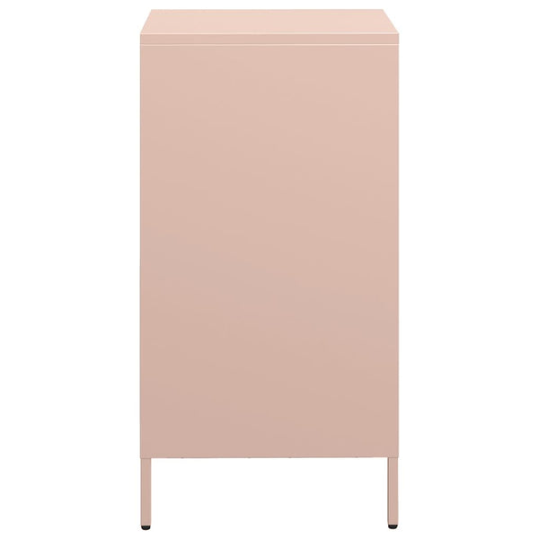Pinke Anrichte Madalyn 35x39x73,5cm (kaltgewalzter Stahl)