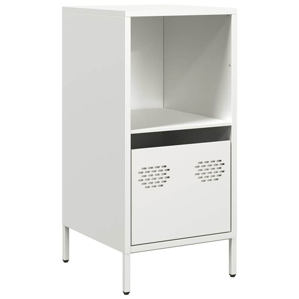 Weißes Sideboard Madalyn 35x39x73,5cm (kaltgewalzter Stahl)