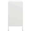 Weißes Sideboard Madalyn 35x39x73,5cm (kaltgewalzter Stahl)