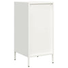 Weißes Sideboard Madalyn 35x39x73,5cm (kaltgewalzter Stahl)