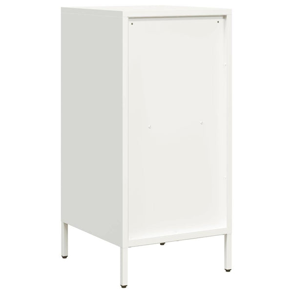 Weißes Sideboard Madalyn 35x39x73,5cm (kaltgewalzter Stahl)
