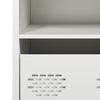Weißes Sideboard Madalyn 35x39x73,5cm (kaltgewalzter Stahl)