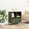 Sideboard Madalyn olivgrün 68x39x73,5cm (kaltgewalzter Stahl)