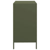 Sideboard Madalyn olivgrün 68x39x73,5cm (kaltgewalzter Stahl)