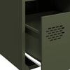 Sideboard Madalyn olivgrün 68x39x73,5cm (kaltgewalzter Stahl)