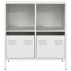 Weißes Sideboard Madalyn 68x39x73,5cm (kaltgewalzter Stahl)