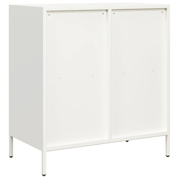 Weißes Sideboard Madalyn 68x39x73,5cm (kaltgewalzter Stahl)