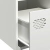 Weißes Sideboard Madalyn 68x39x73,5cm (kaltgewalzter Stahl)