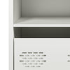 Weißes Sideboard Madalyn 68x39x73,5cm (kaltgewalzter Stahl)