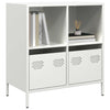 Weißes Sideboard Madalyn 68x39x73,5cm (kaltgewalzter Stahl)