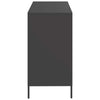 Schwarzes Sideboard Madalyn 101,5x39x73,5cm (kaltgewalzter Stahl)
