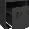 Schwarzes Sideboard Madalyn 101,5x39x73,5cm (kaltgewalzter Stahl)