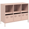 Pinke Kommode Madalyn 101,5x39x73,5cm (kaltgewalzter Stahl)