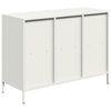 Weißes Sideboard Madalyn 101,5x39x73,5cm (kaltgewalzter Stahl)