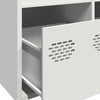 Weißes Sideboard Madalyn 101,5x39x73,5cm (kaltgewalzter Stahl)