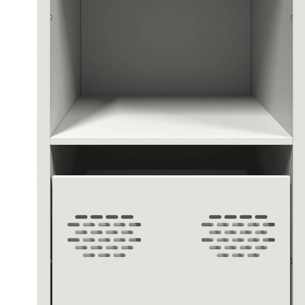 Weißes Sideboard Madalyn 101,5x39x73,5cm (kaltgewalzter Stahl)